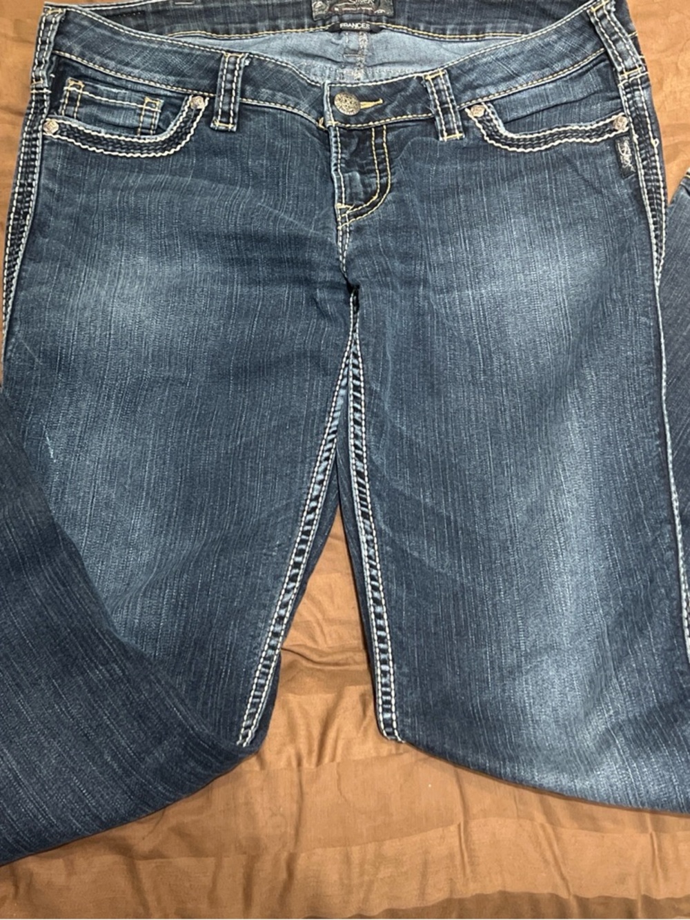 Silver Jeans Women's Dark Blue Boot Cut Jeans